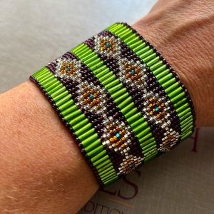 NWOT - Handmade Beaded Loomed Bracelet
